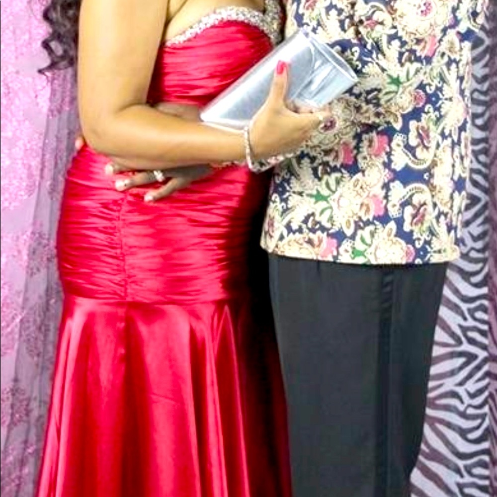Beautiful red gown